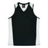 House of Uniforms The Premier Singlet | Ladies Aussie Pacific Black/White