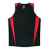 House of Uniforms The Eureka Singlet | Ladies Aussie Pacific Black/Red