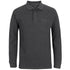 House of Uniforms The Pique Pocket Polo | Long Sleeve | Unisex Jbs Wear Graphite Marle