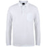House of Uniforms The Pique Pocket Polo | Long Sleeve | Unisex Jbs Wear White