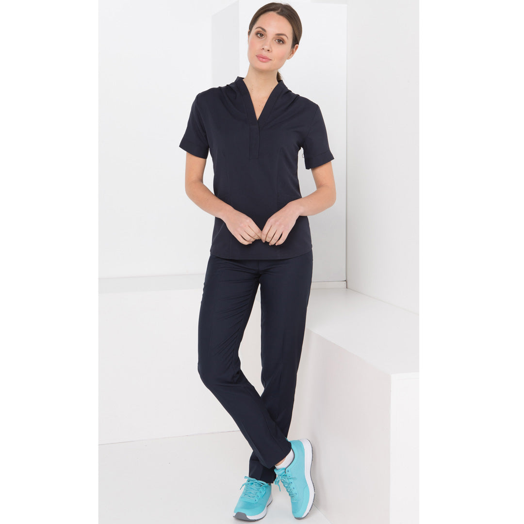 House of Uniforms The Slim Leg Low Rise Pant | Ladies | Poly Viscose LSJ Collection