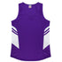 House of Uniforms The Tasman Singlet | Ladies | Mixed Base Aussie Pacific Purple/White