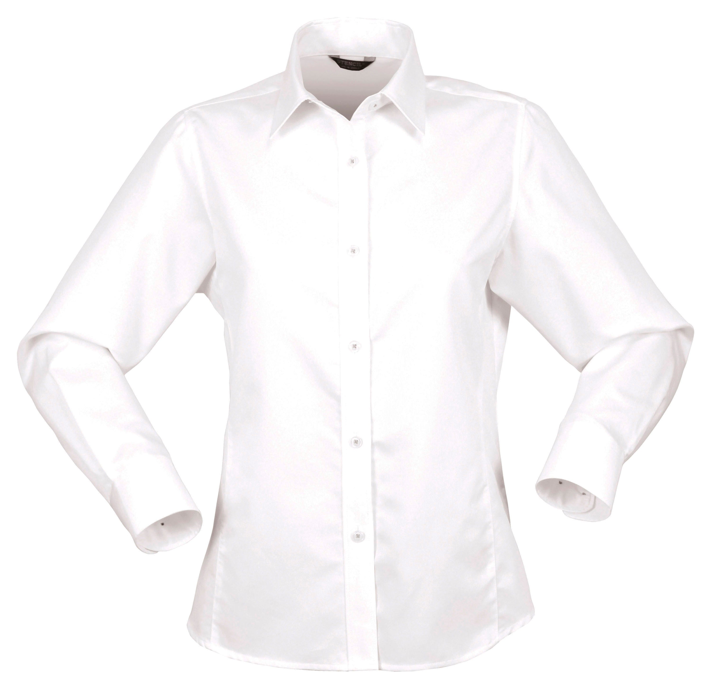 House of Uniforms The Empire Shirt | Ladies | Long Sleeve Stencil