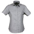 House of Uniforms The Empire Shirt | Ladies | Short Sleeve Stencil Grey/Charcoal