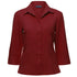 House of Uniforms The Ezylin Shirt | Ladies | 3/4 Sleeve | Plus City Collection Red