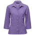House of Uniforms The Ezylin Shirt | Ladies | 3/4 Sleeve | Plus City Collection Lilac