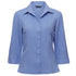 House of Uniforms The Ezylin Shirt | Ladies | 3/4 Sleeve | Plus City Collection Light Blue