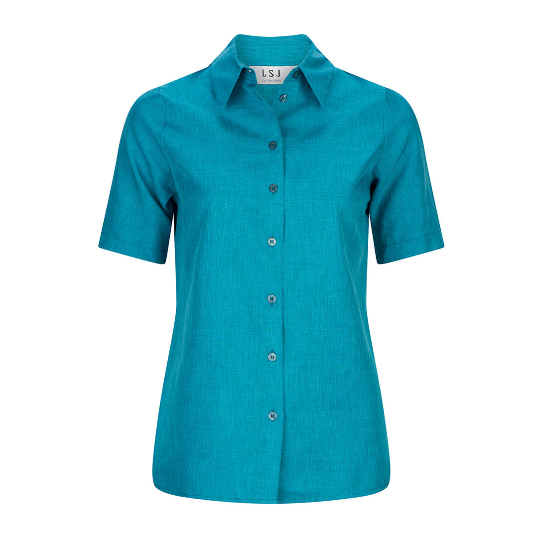 House of Uniforms The Freedom Shirt | Ladies | Short Sleeve LSJ Collection Harbour