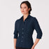 House of Uniforms The Spot Shirt | Ladies | 3/4 Sleeve City Collection Navy