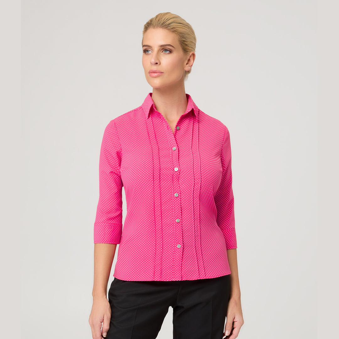 House of Uniforms The Spot Shirt | Ladies | 3/4 Sleeve City Collection