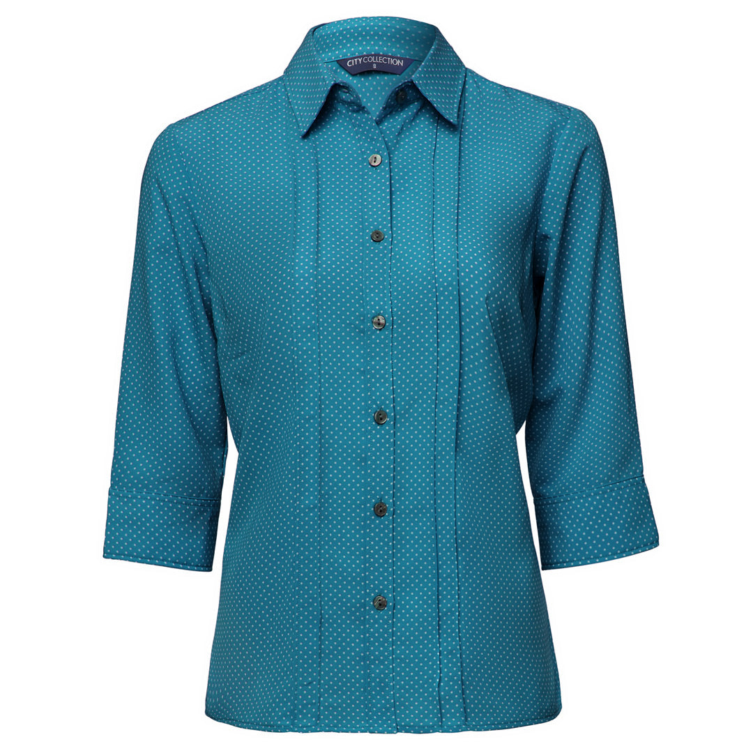 House of Uniforms The Spot Shirt | Ladies | 3/4 Sleeve City Collection