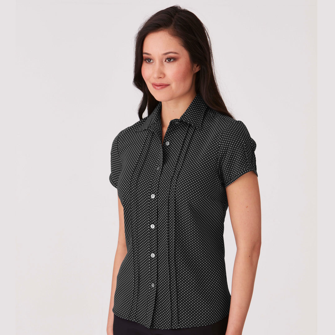 House of Uniforms The Spot Shirt | Ladies | Short Sleeve | Plus City Collection