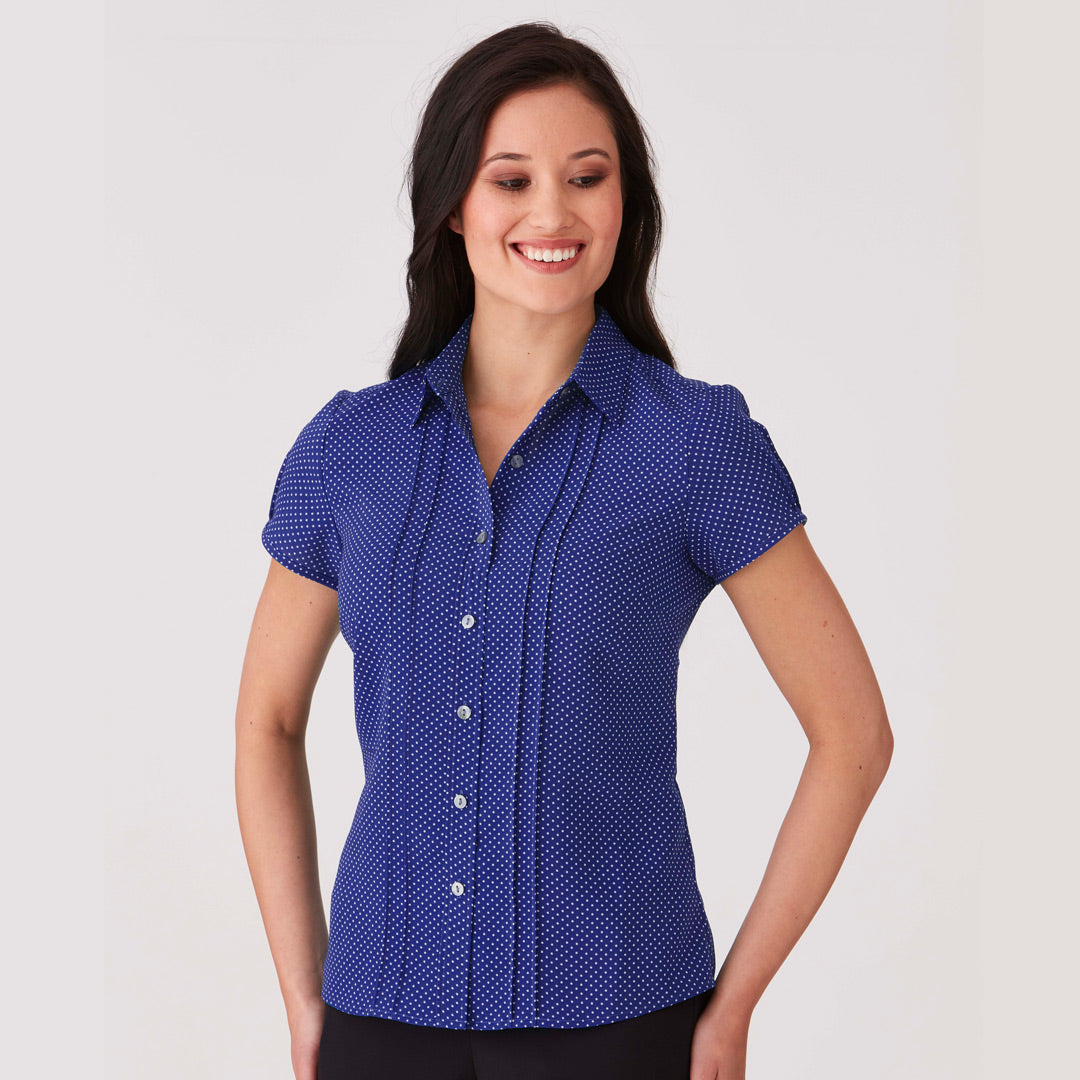 House of Uniforms The Spot Shirt | Ladies | Short Sleeve | Plus City Collection
