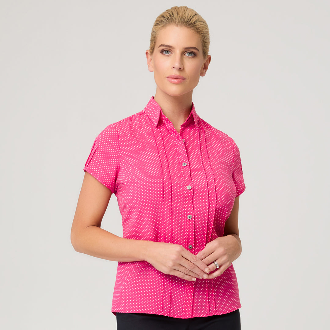 House of Uniforms The Spot Shirt | Ladies | Short Sleeve | Plus City Collection 