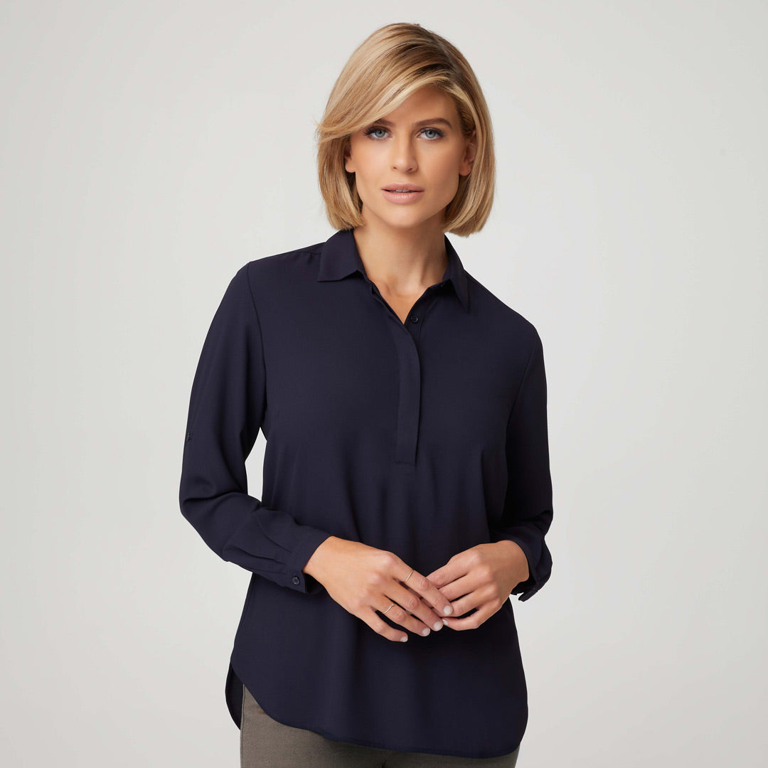 House of Uniforms The Meghan Shirt | Ladies | Long Sleeve City Collection