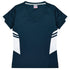 House of Uniforms The Tasman Tee | Ladies | Short Sleeve | Navy Base Aussie Pacific Navy/White