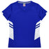 House of Uniforms The Tasman Tee | Ladies | Short Sleeve | Blue Base Aussie Pacific Royal/White