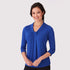 House of Uniforms The Pippa Knit Top | Ladies | 3/4 Sleeve City Collection