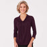 House of Uniforms The Pippa Knit Top | Ladies | 3/4 Sleeve City Collection 