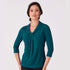 House of Uniforms The Pippa Knit Top | Ladies | 3/4 Sleeve City Collection