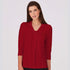 House of Uniforms The Pippa Knit Top | Ladies | 3/4 Sleeve City Collection