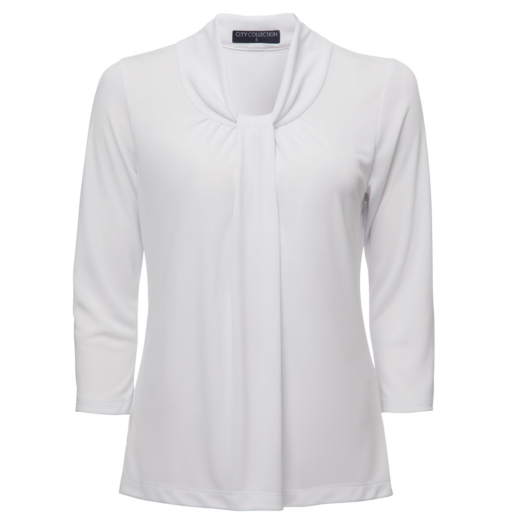 House of Uniforms The Pippa Knit Top | Ladies | 3/4 Sleeve City Collection