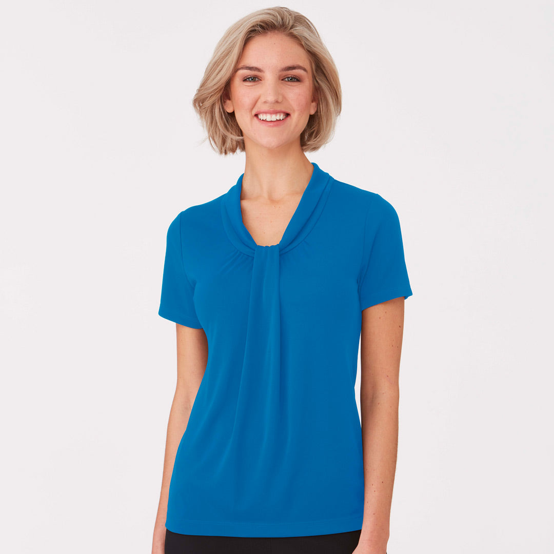 House of Uniforms The Pippa Knit Top | Ladies | Short Sleeve City Collection 
