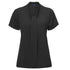 House of Uniforms The Pippa Knit Top | Ladies | Short Sleeve City Collection Charcoal