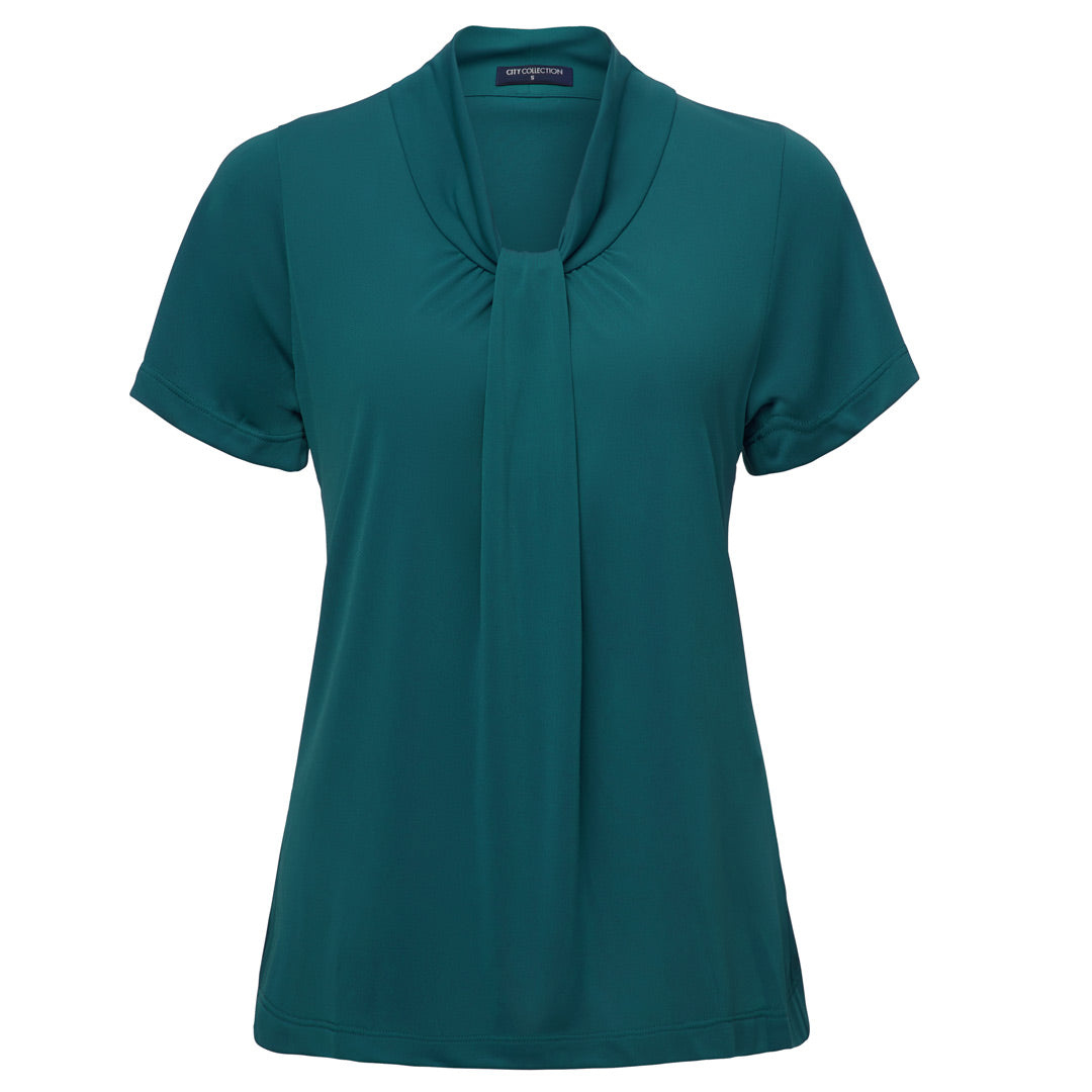House of Uniforms The Pippa Knit Top | Ladies | Short Sleeve City Collection