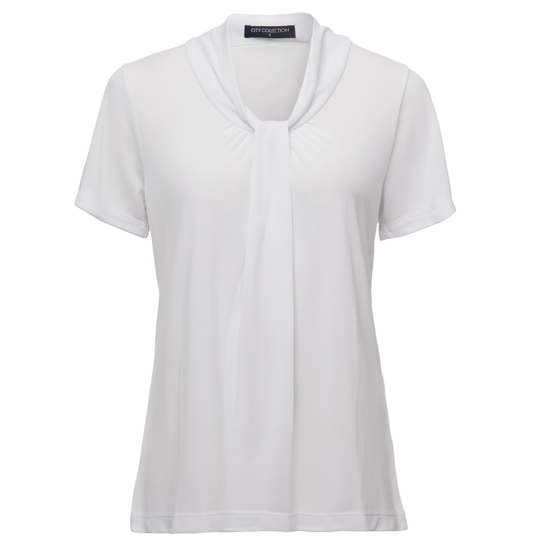House of Uniforms The Pippa Knit Top | Ladies | Short Sleeve City Collection