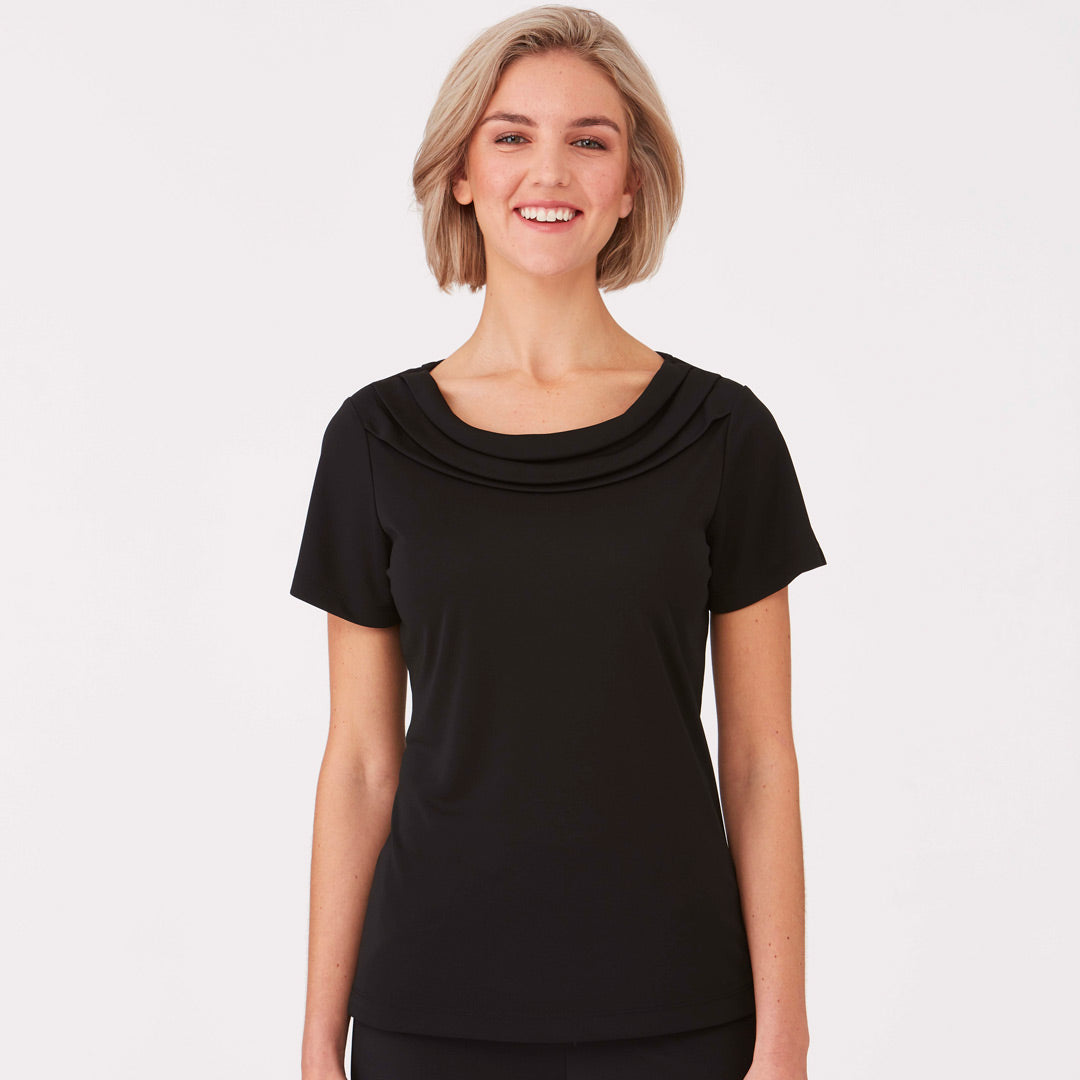 House of Uniforms The Eva Knit Top | Ladies | Short Sleeve City Collection
