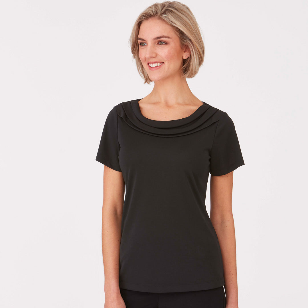 House of Uniforms The Eva Knit Top | Ladies | Short Sleeve City Collection