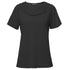 House of Uniforms The Eva Knit Top | Ladies | Short Sleeve City Collection Charcoal