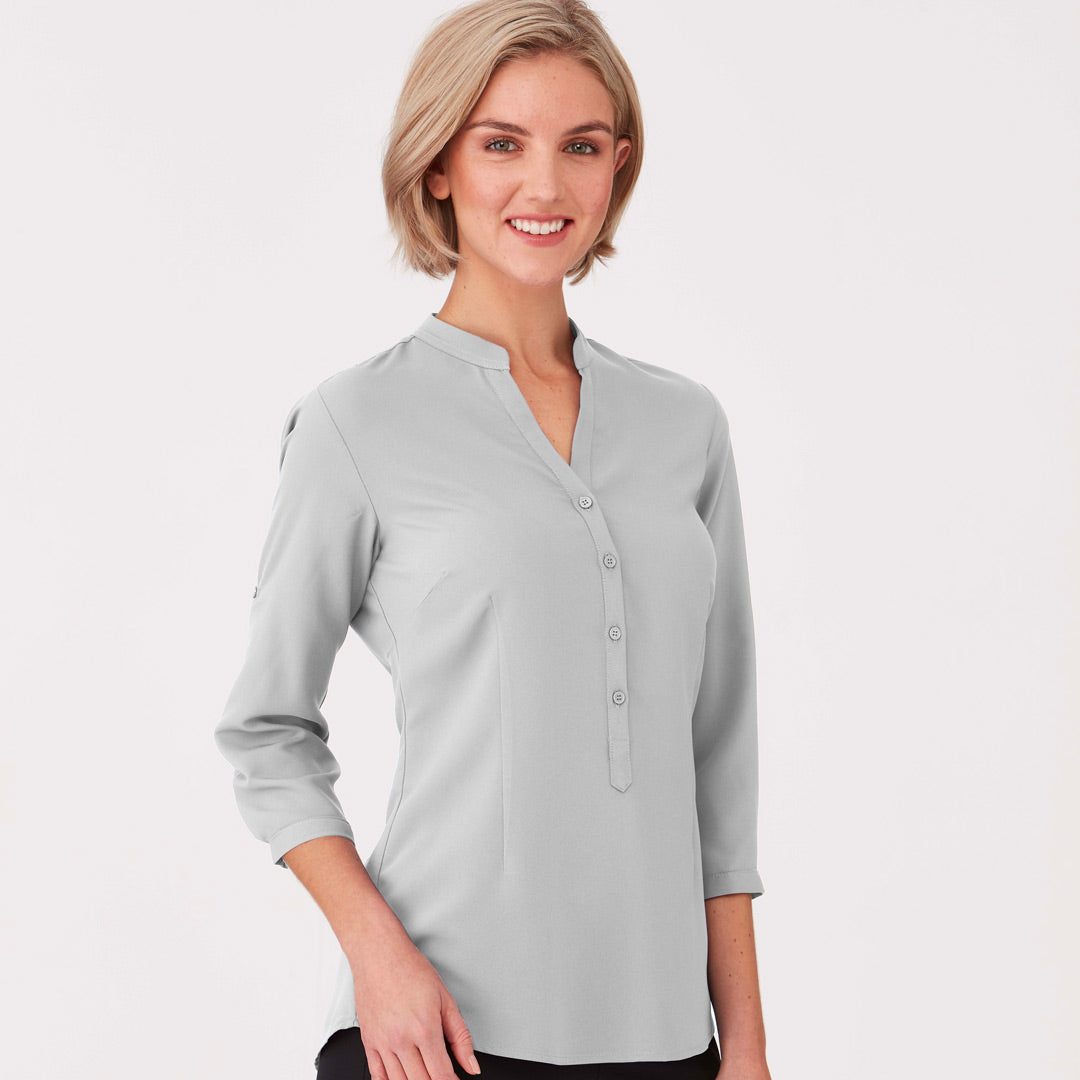 House of Uniforms The So Ezy Shirt | Ladies | 3/4 Sleeve City Collection