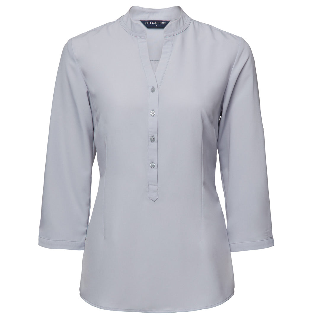 House of Uniforms The So Ezy Shirt | Ladies | 3/4 Sleeve City Collection