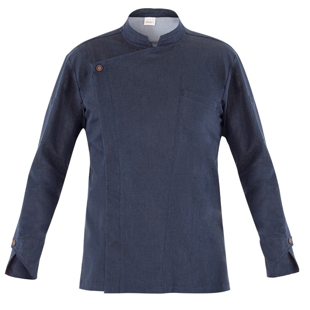 House of Uniforms The Eric Chefs Jacket | Mens | Long Sleeve Giblors Denim