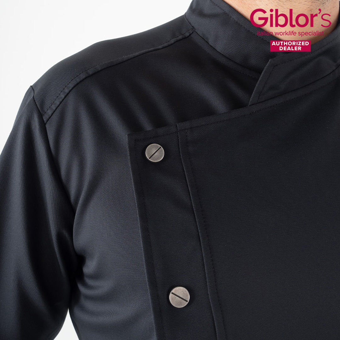 House of Uniforms The Samuel Chefs Jacket | Mens | Long Sleeve Giblors 
