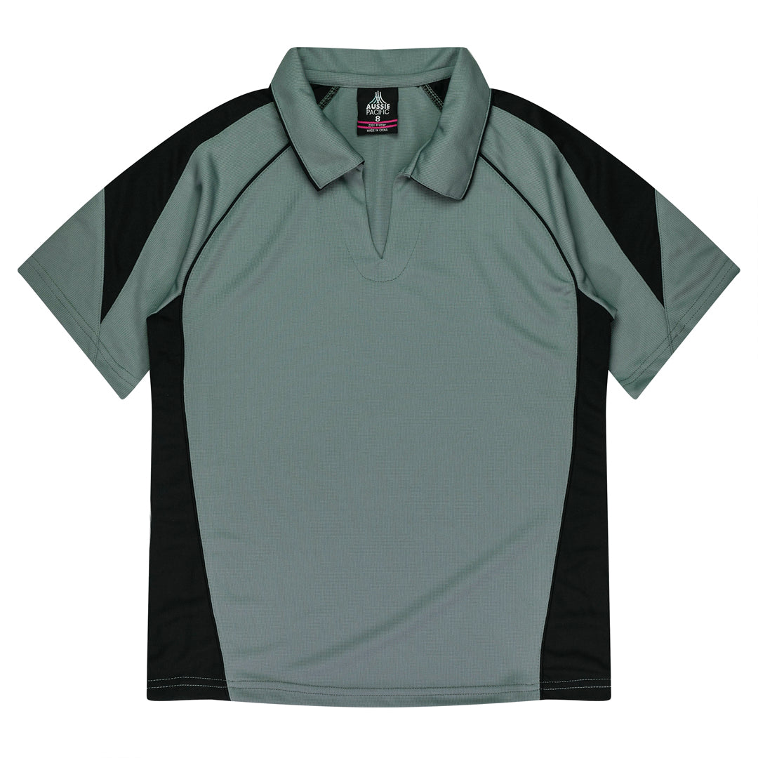 House of Uniforms The Premier Polo | Plus | Ladies Aussie Pacific Ashe/Black