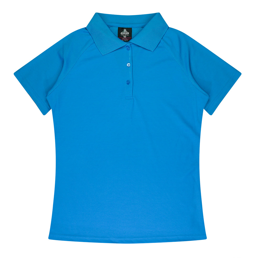 House of Uniforms The Keira Polo | Ladies | Short Sleeve Aussie Pacific Pacific Blue