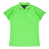 House of Uniforms The Flinders Polo | Ladies | Short Sleeve Aussie Pacific Apple/Black
