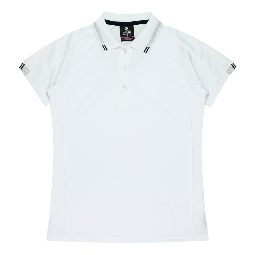 House of Uniforms The Flinders Polo | Ladies | Short Sleeve | Plus Aussie Pacific