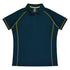 House of Uniforms The Endeavour Polo | Ladies | Short Sleeve Aussie Pacific Navy/Gold