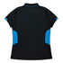 House of Uniforms The Tasman Polo | Ladies | Short Sleeve | Black Base Aussie Pacific
