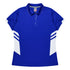 House of Uniforms The Tasman Polo | Ladies | Short Sleeve | Blue Base Aussie Pacific Royal/White