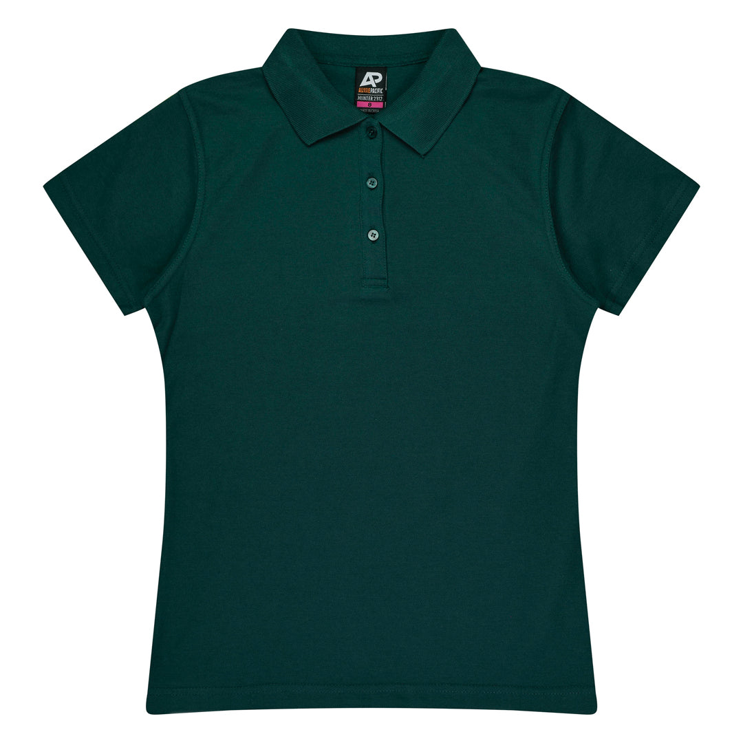 House of Uniforms The Hunter Polo | Ladies | Short Sleeve | Plus Aussie Pacific Bottle