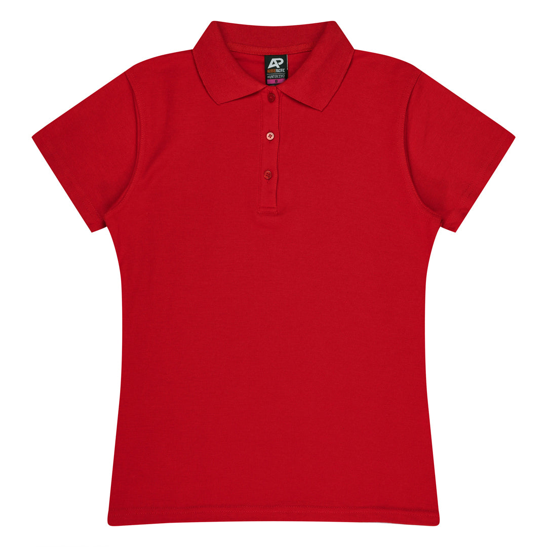 House of Uniforms The Hunter Polo | Ladies | Short Sleeve | Plus Aussie Pacific