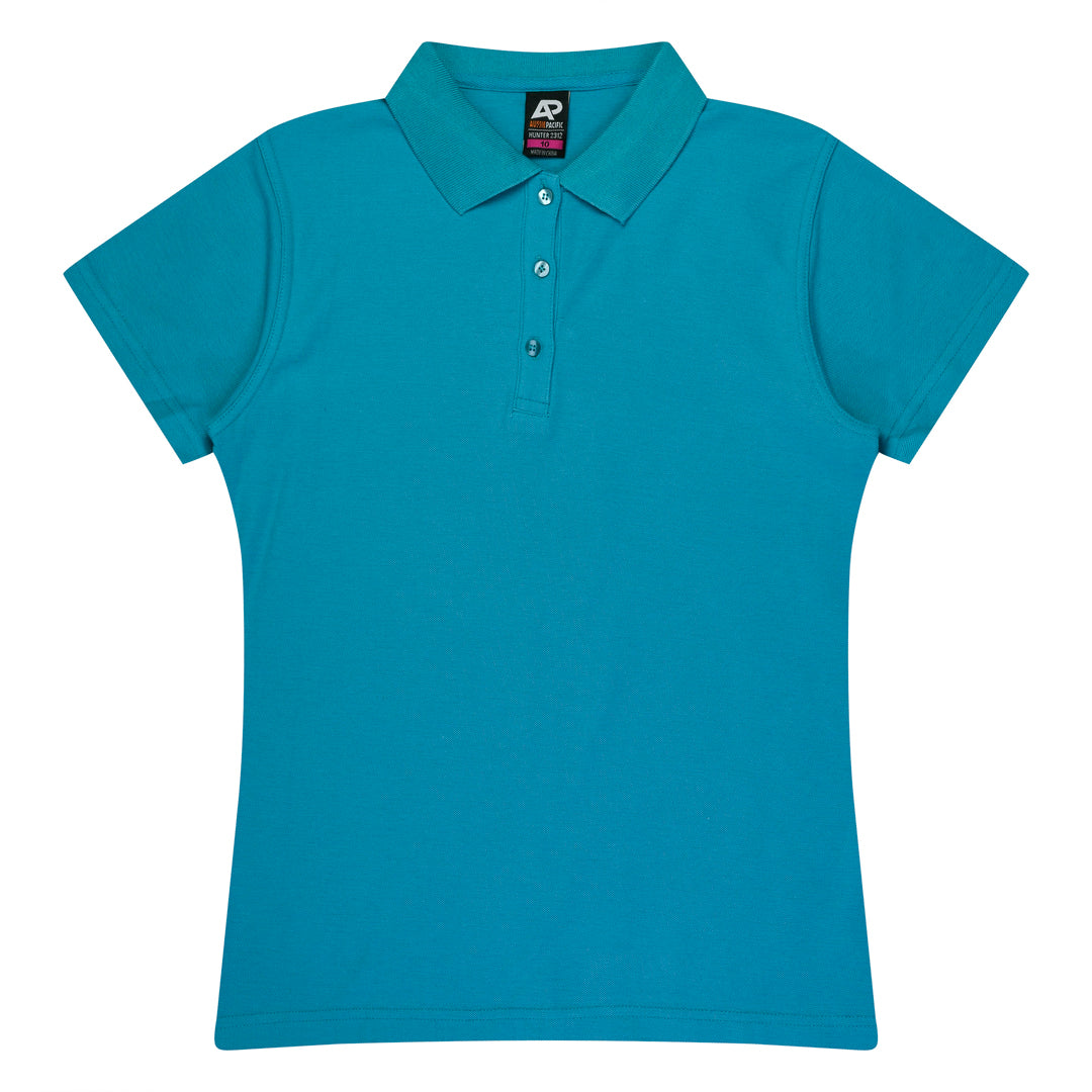 House of Uniforms The Hunter Polo | Ladies | Short Sleeve | Plus Aussie Pacific