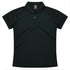 House of Uniforms The Lachlan Polo | Ladies | Short Sleeve Aussie Pacific Black