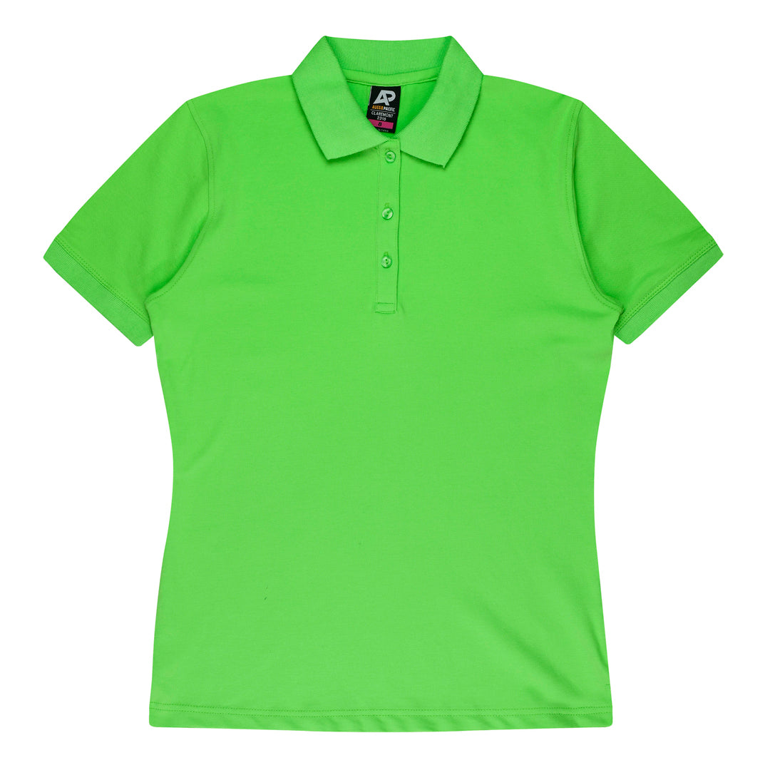 House of Uniforms The Claremont Polo | Ladies | Short Sleeve | Plus Aussie Pacific Apple