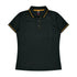House of Uniforms The Cottesloe Polo | Ladies | Short Sleeve Aussie Pacific Black/Gold